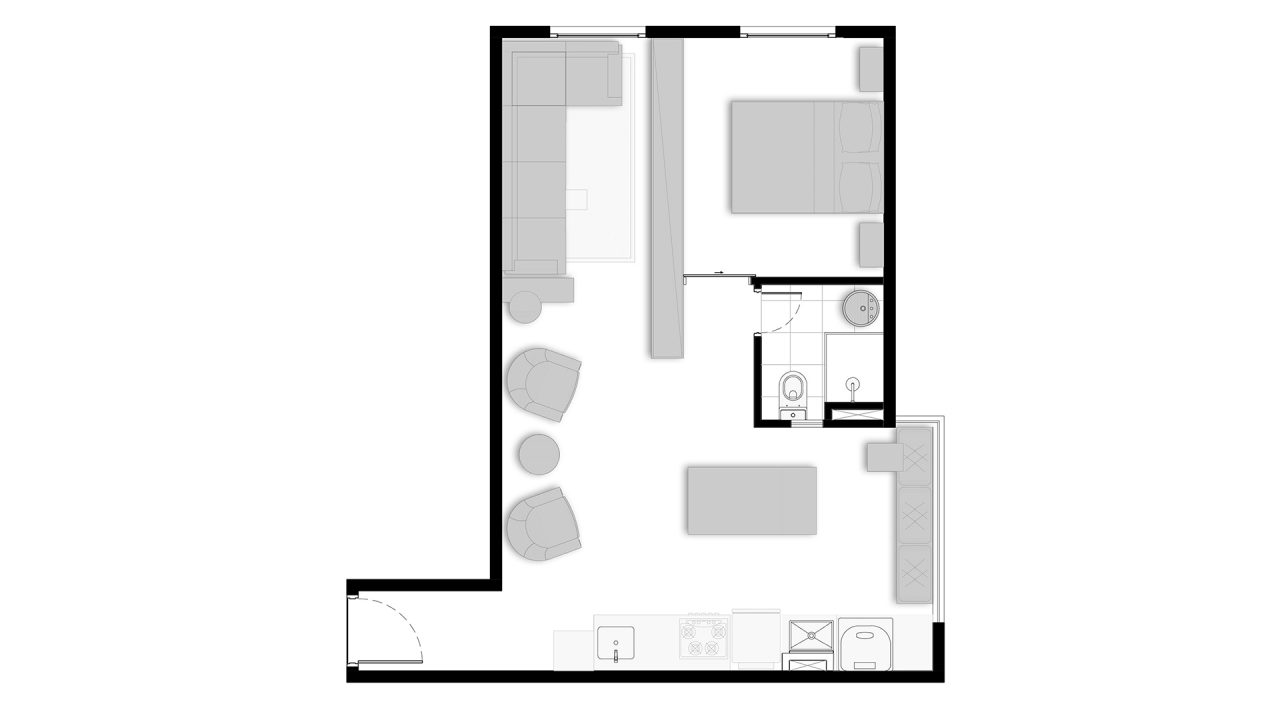 Apartamento Loft Marmo